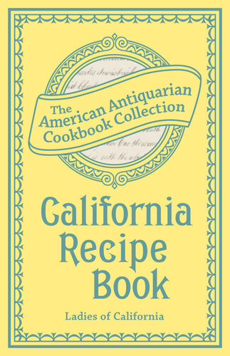 California Recipe Book Ladies Of California