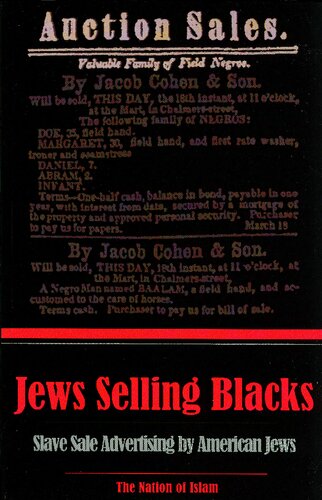 Jews Selling Blacks The Nation Of Islam