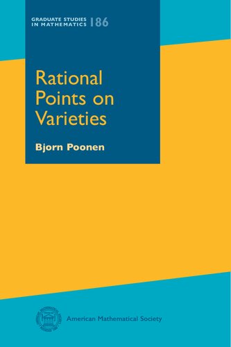 Rational Points On Varieties Bjorn Poonen