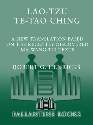 Laotzu Tetao Ching Robert Ghenricks