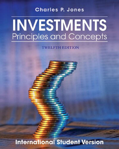 Investments Principles And Concepts 12th Edition Jones