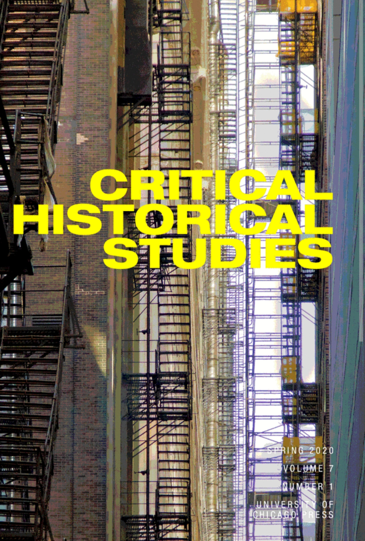 Critical Historical Studies Vol 7 Num 1 1st Edition Critical Historical Studies