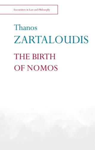 The Birth Of Nomos 1st Edition Thanos Zartaloudis