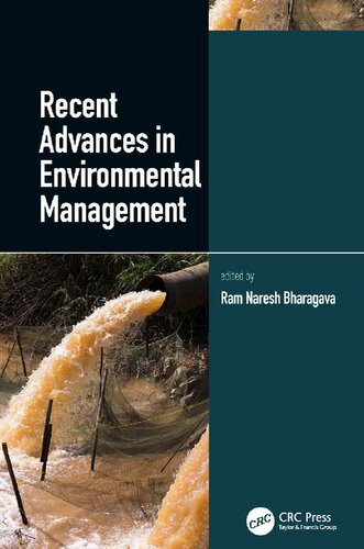 Recent Advances In Environmental Management Ram Naresh Bharagava