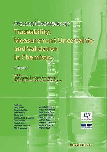Practical Examples On Traceability Measurement Uncertainty And Validation In Chemistry Vol 2 Martiius