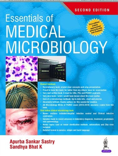 Essentials Of Medical Microbiology Apurba Sankar Sastry Sandhya Bhat K