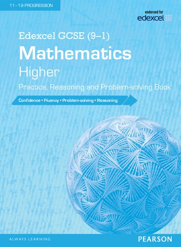 Edexcel Gcse 91 Mathematics Foundation Practice Reasoning And Problemsolving Book Edexcel Gcse Maths 2015 Edexcel