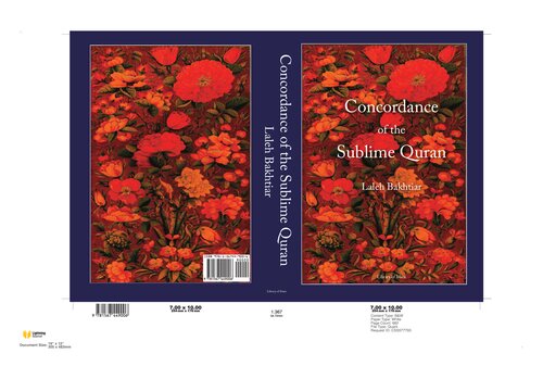 The Concordance Of The Sublime Quran Laleh Bakhtiar