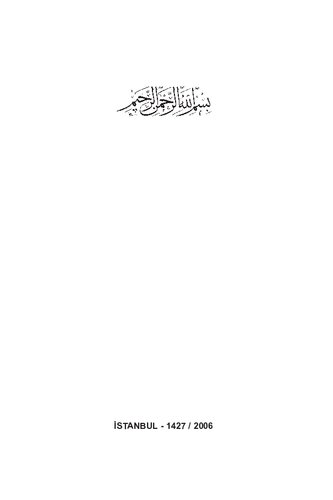 Islam Spirit And Form Osman Nûri Topbaş