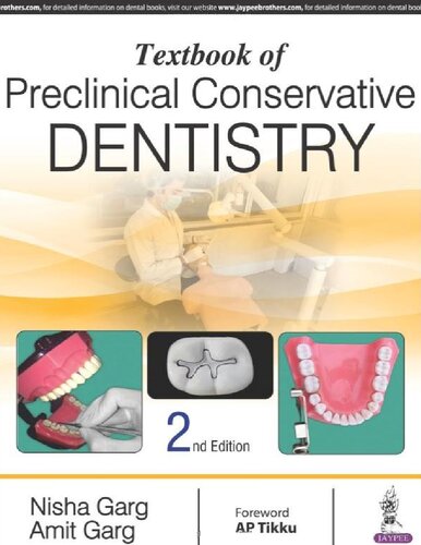 Textbook Of Preclinical Conservative Dentistry 2nd Edition Garg Amit Garg Nisha