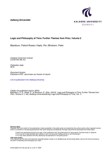 Logic And Philosophy Of Time Further Themes From Prior 1st Edition Blackburn