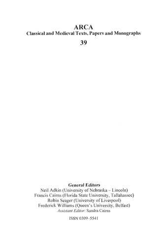 Vergils Aeneid And The Argonautica Of Apollonius Rhodius Damien P Nelis