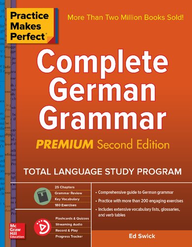 Practice Makes Perfect Complete German Grammar 2nd Ed Swick