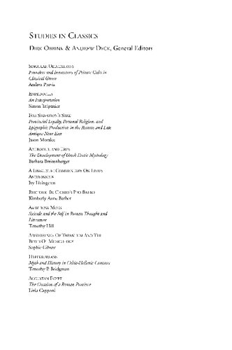 Augustan Egypt The Creation Of A Roman Province Livia Capponi