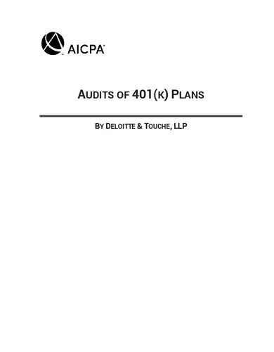 Audits Of 401k Plans Deloitte Touche Consulting Group