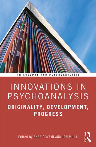 Innovations In Psychoanalysis Philosophy And Psychoanalysis 1st Edition Aner Govrin Editor