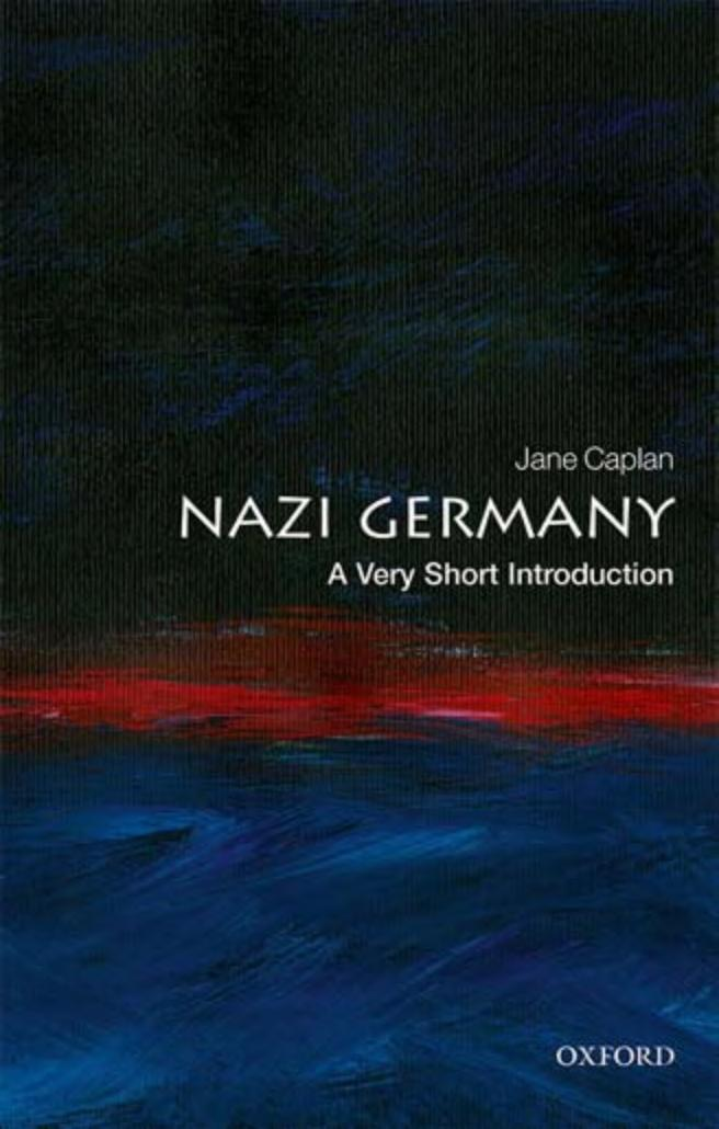 Nazi Germany A Very Short Introduction Jane Caplan