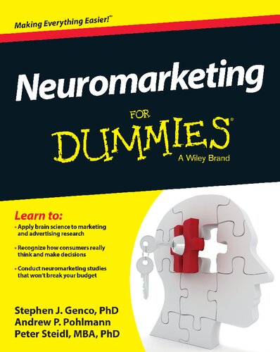 Neuromarketing For Dummies 1st Edition Stephen J Genco Andrew P Pohlmann