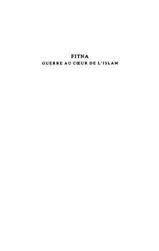 Fitna Guerre Au Coeur De Lislam Gilles Kepel