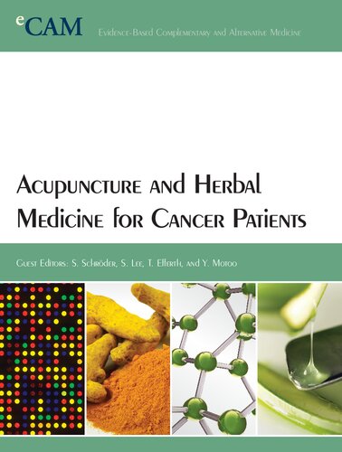 Acupuncture And Herbal Medicine For Cancer Patients Efferth T Lee