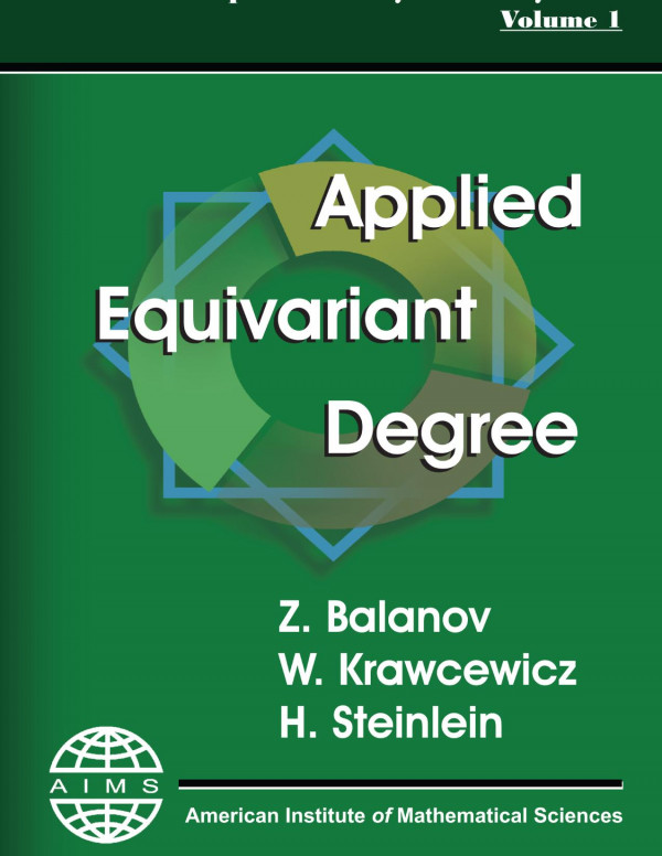 Applied Equivariant Degree Zalmon Balanov Wieslaw Krawcewicz