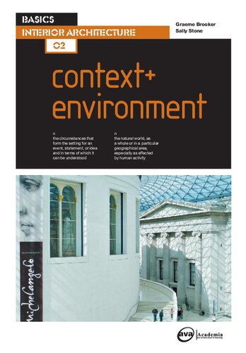 Basic Interior Architecture Context Environment 1st Edition Graeme Brooker