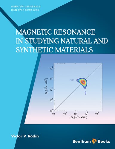 Magnetic Resonance In Studying Natural And Synthetic Materials Victor V Rodin