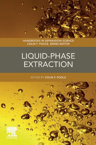 Liquidphase Extraction Poole Colin F Ed