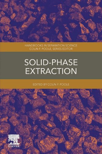 Solidphase Extraction Colin F Poole Editor