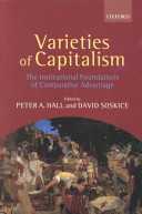 Varieties Of Capitalism Peter A Hall David W Soskice