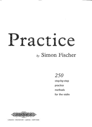 Practice Violin Simon Fischer