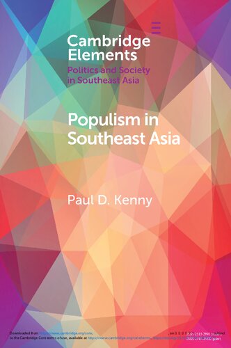 Populism In Southeast Asia 1st Edition Paul D Kenny