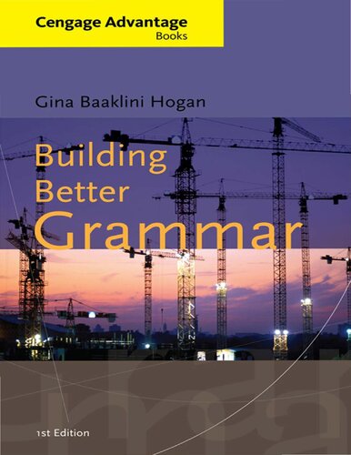 Building Better Grammar Gina Hogan