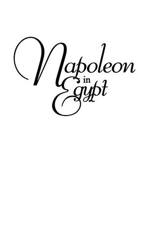 Napoleon In Egypt Irene A Bierman