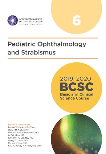 20192020 Bcsc Basic And Clinical Science Course Section 06 Pediatric Ophthalmology And Strabismus 20192020 American Academy Of Ophthalmology