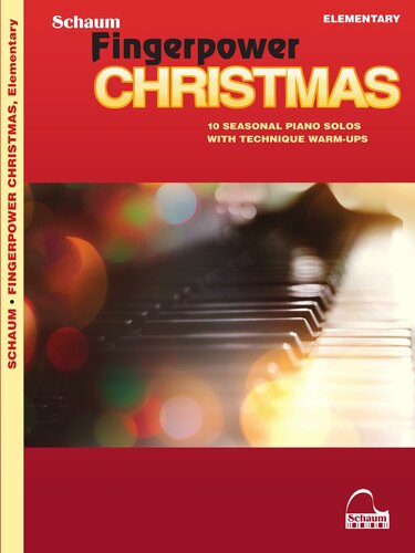 Fingerpower Christmas 10 Seasonal Piano Solos With Technique Warmups Elementary Level Hal Leonard Corpjames Poteat