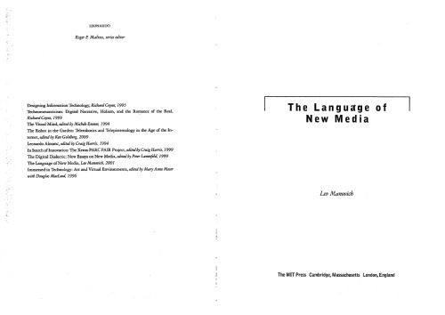 The Language Of New Media Lev Manovich