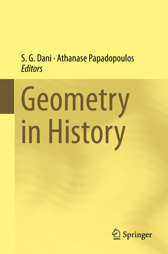 Geometry In History S G Dani Athanase Papadopoulos