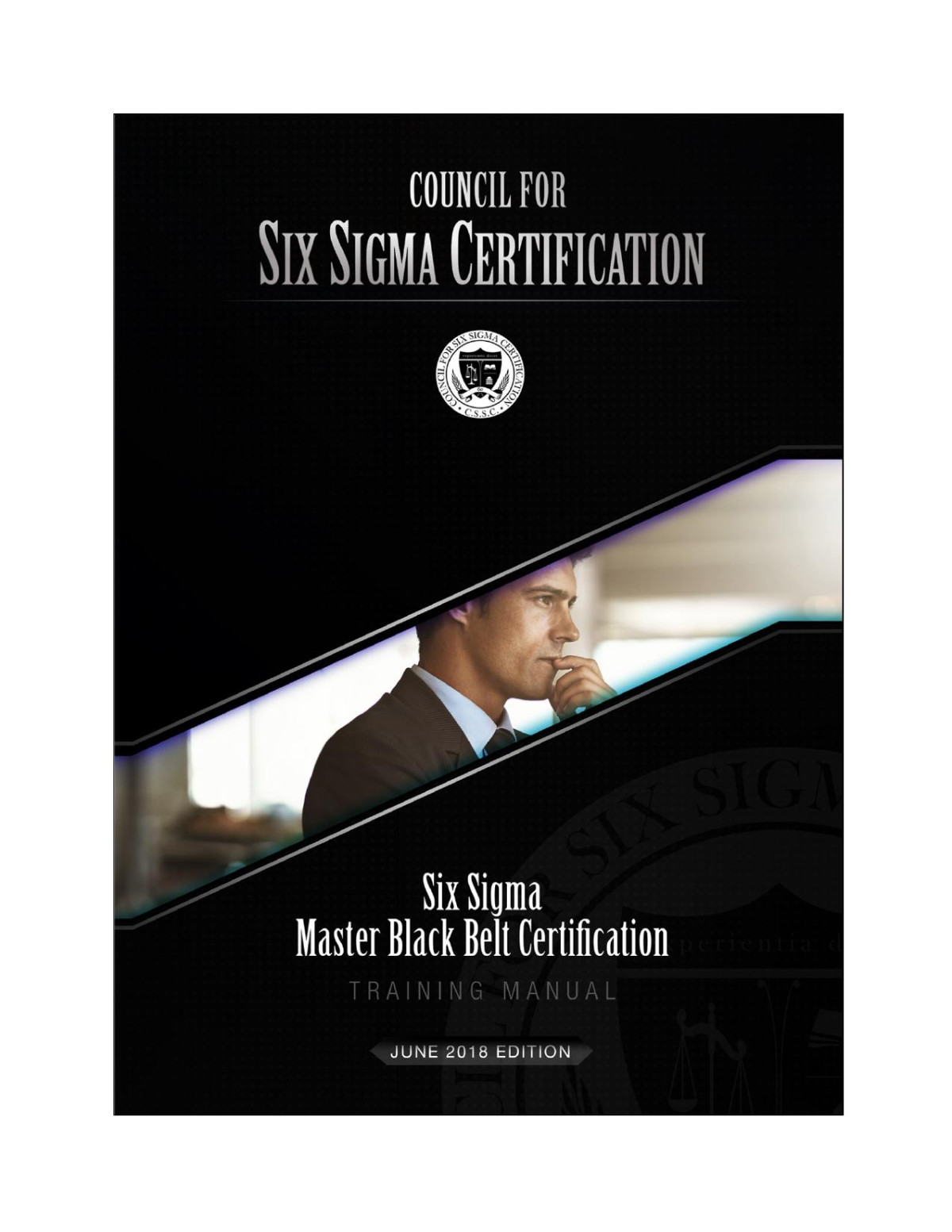 Six Sigma Master Black Belt Certification Training Manual 062018 The Council For Six Sigma Certification