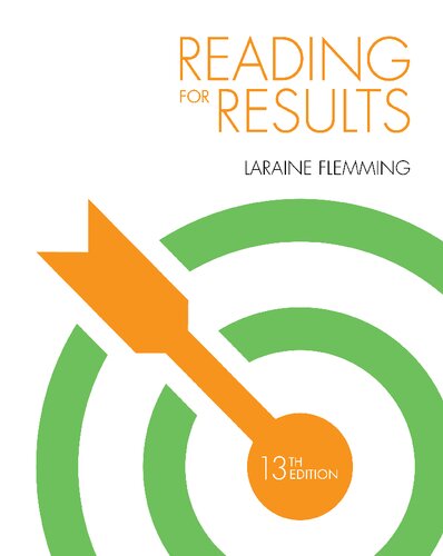 Reading For Results 13th Edition Laraine Flemming