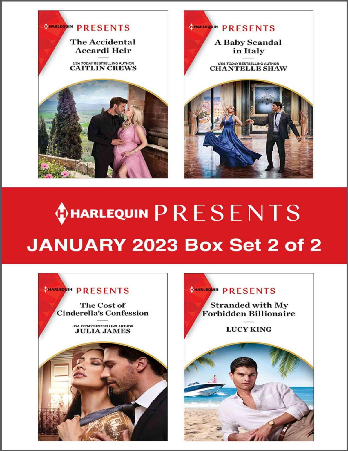 Harlequin Presents January 2023 Box Set 2 Of 2 Caitlin Crews