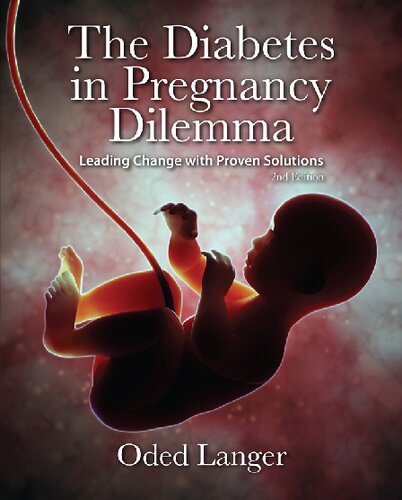 The Diabetes In Pregnancy Dilemma Leading Change With Proven Solutions Second Oded Langer Editor