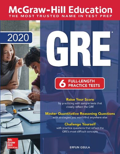 Mcgrawhill Education Gre 2020 6th Edition Erfun Geula