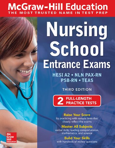 Mcgrawhill Education Nursing School Entrance Exams Third Thomas A Evangelist