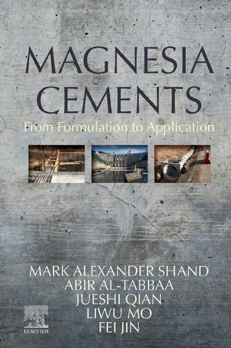 Magnesia Cements From Formulation To Application 1st Edition Mark Shand