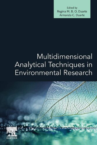 Multidimensional Analytical Techniques In Environmental Research 1st Edition Regina Duarte Editor