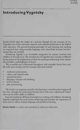 Introducing Vygotsky Sandra Smidt