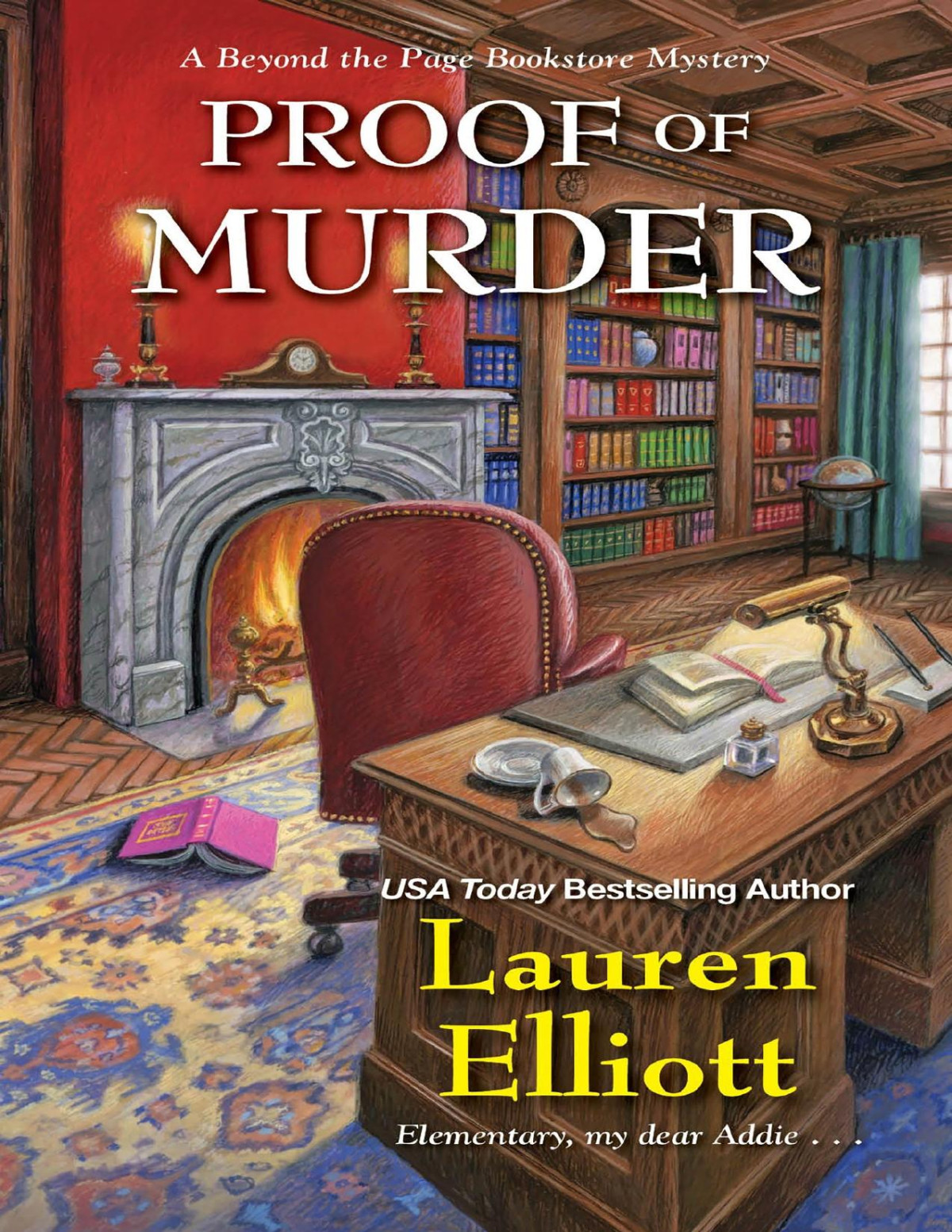 Proof Of Murder Beyond The Page Bookstore Mystery 4 Lauren Elliott