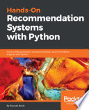 Handson Recommendation Systems With Python 1st Edition Rounak Banik