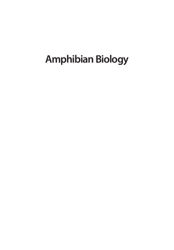 Amphibian Biology Volume 11 Part 4 Southern Europe And Turkey Harold Heatwole Editor